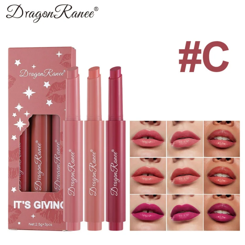 Dragonranee Lipstick Pen 3pcs Set Moisturizing Glossy Dra 7f2y5qfv 5