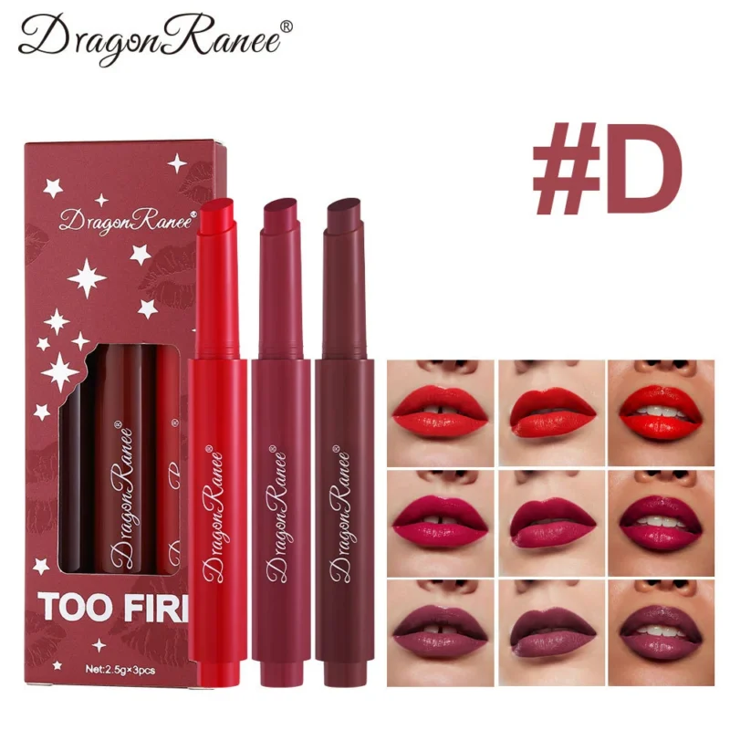 Dragonranee Lipstick Pen 3pcs Set Moisturizing Glossy Dra 7f2y5qfv 3