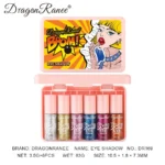Liquid Eyeshadow Set 6 Colors Waterproof Shimmer Dra Qwvpb7xq 2