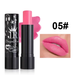 DragonRanee Matte Color Lipstick in 12 vibrant shades for bold, long-lasting makeup looks