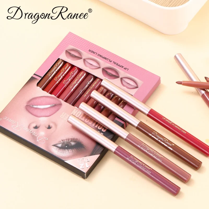 Matte Lip Liner Pencil Set 12 Color Dra 79tc3xpv 4