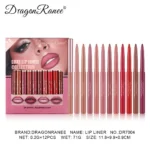 Matte Lip Liner Pencil Set 12 Color Dra 79tc3xpv 2