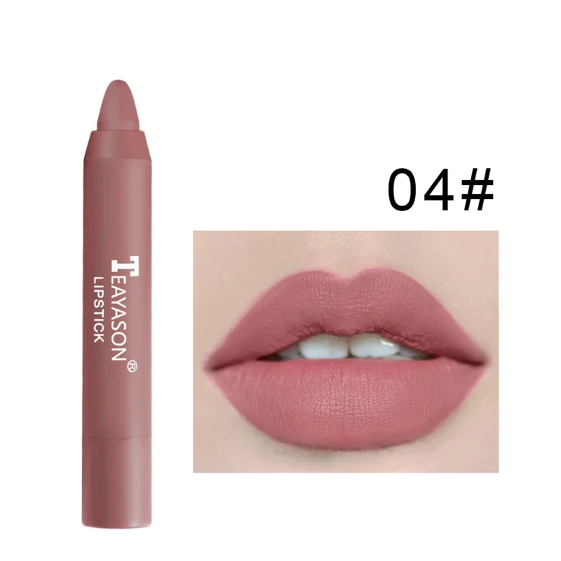Matte Lipstick Pen Waterproof Rotary Lip Gloss Dra Tf98zc8z 8